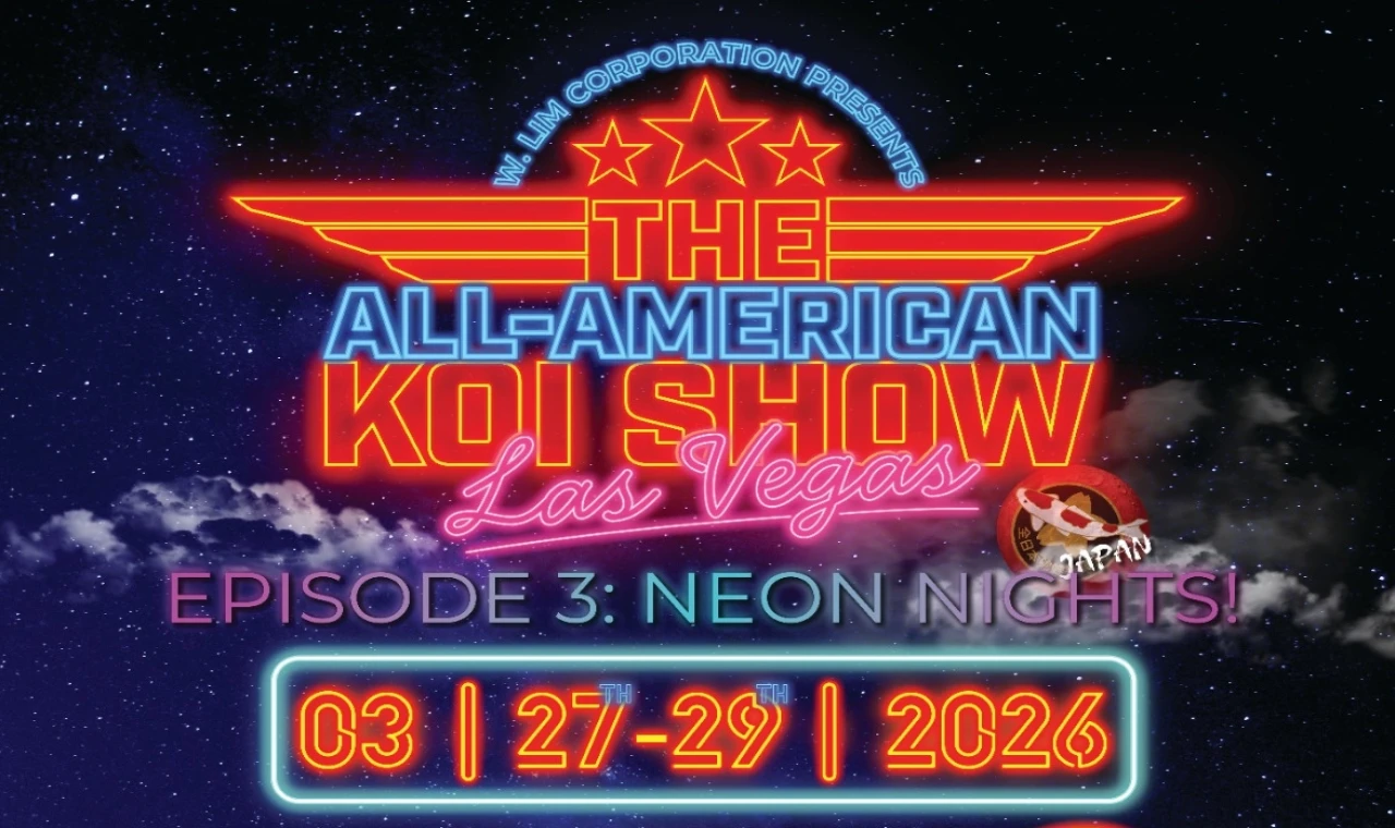 All American Koi Show 2026: Koi dünyasının en prestijli yarışması Las Vegas’a dönüyor