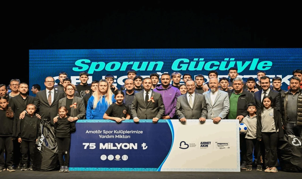 Balıkesir’de gençlere ve spora büyük destek