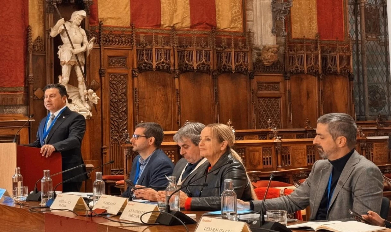 Başkan Aras, Barselona’daki MedCities Genel Kurulu’nda konuştu