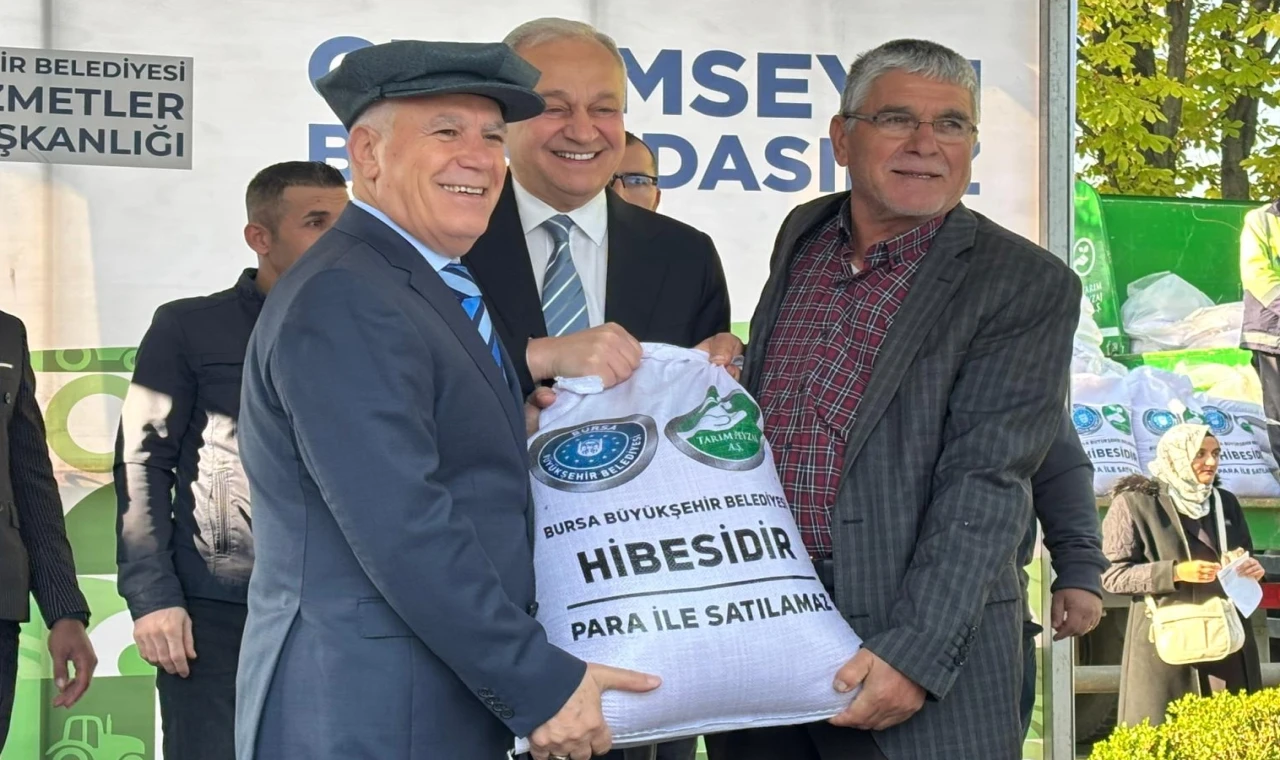 Bursa Mustafakemalpaşa’da çiftçilere büyük destek