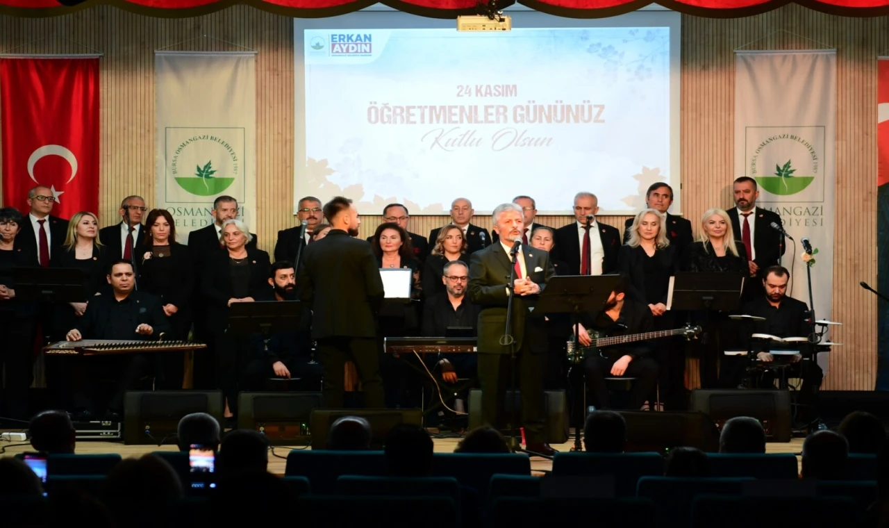 Bursa Osmangazi’de eğitimcilere anlamlı kutlama