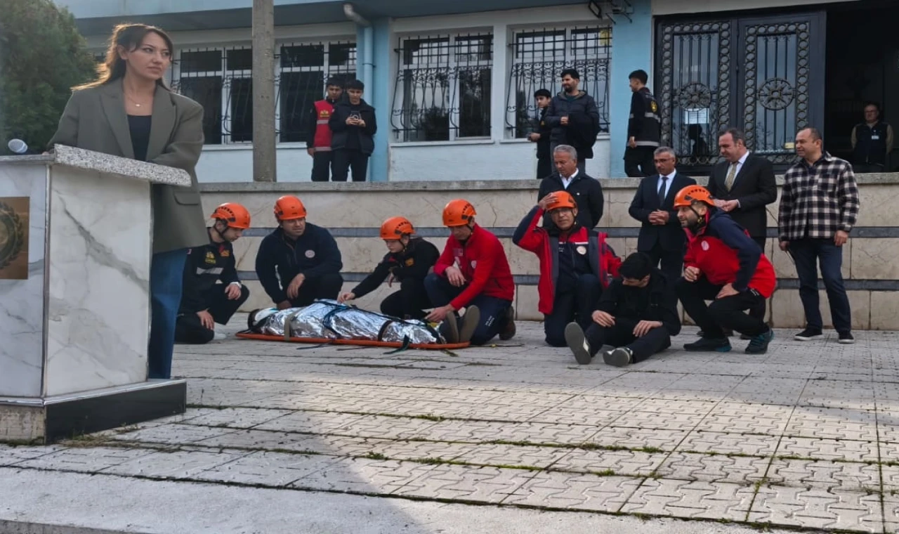 Bursa Tophane MTAL’de başarılı tatbikat