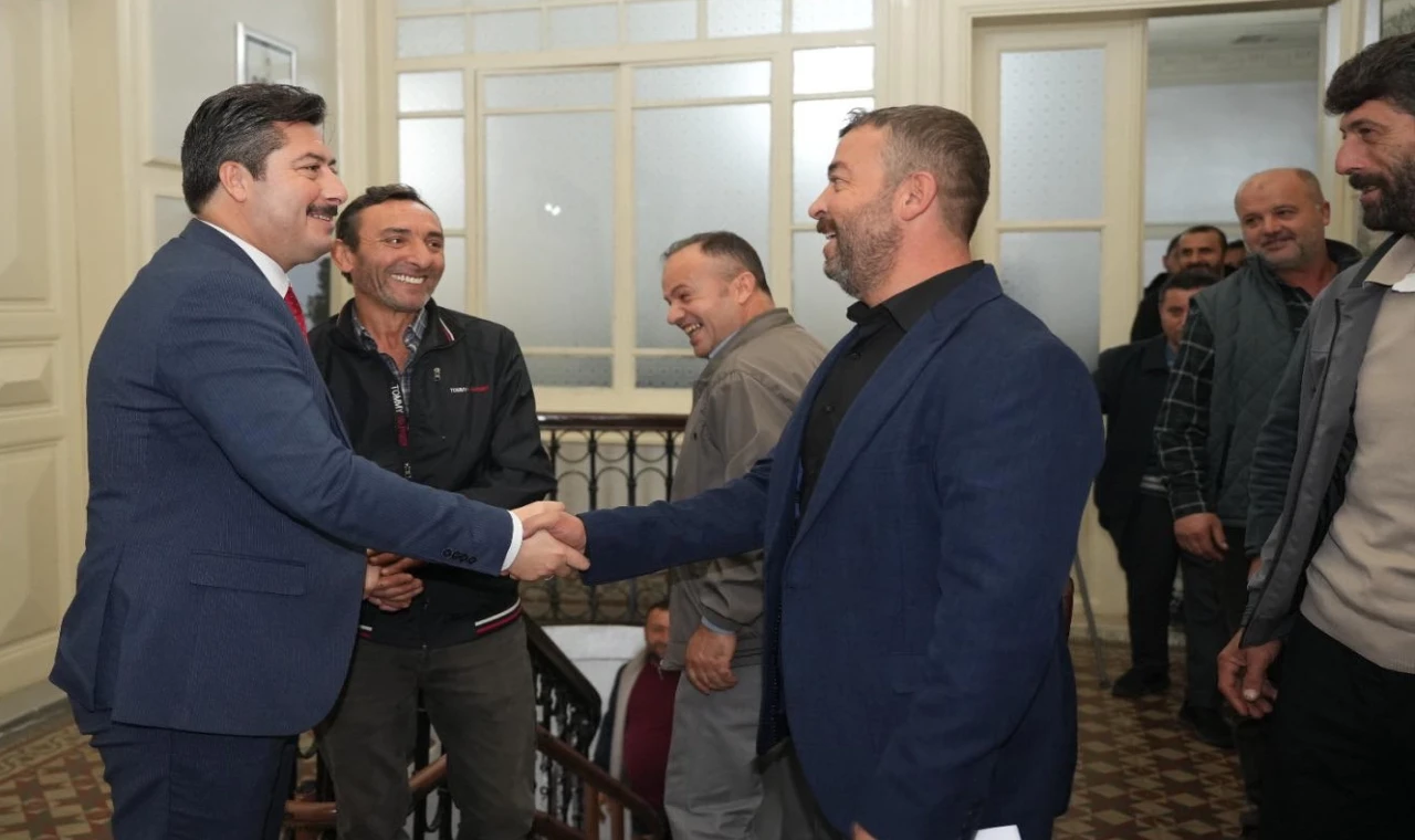 Bursa Yenişehir’de Mahmudiye sakinlerinden Başkan Özel’e ziyaret