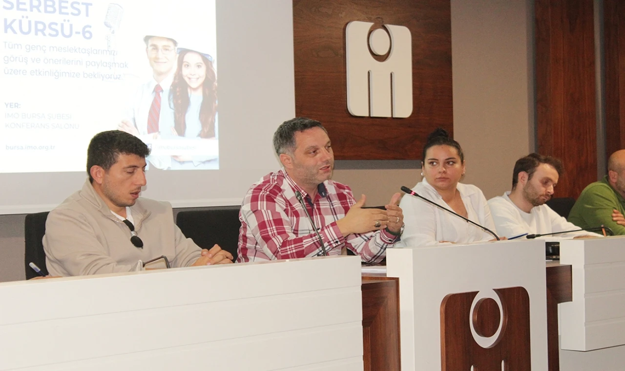 Bursa’da İMO yönetimi genç mühendislerle buluştu