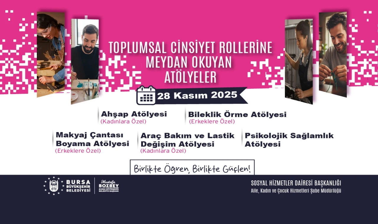 Bursa’da şiddete karşı eşitlik hamlesi... Farkındalık atölyeleri hayata geçiyor