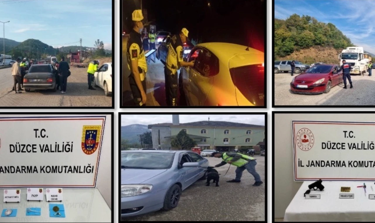 Düzce Jandarması’ndan şok uygulama... 29 aranan kişi yakalandı!