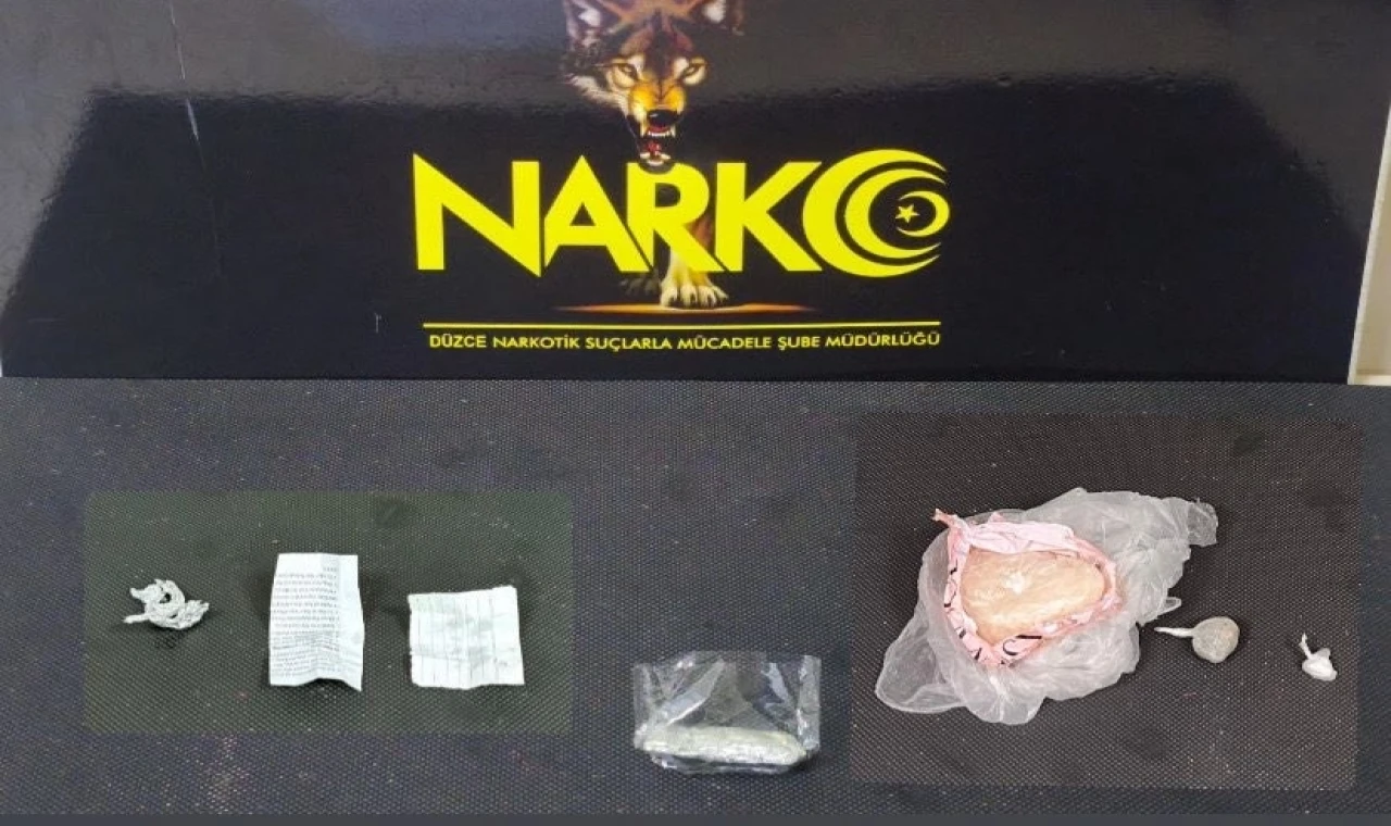 Düzce’de uyuşturucuya 2 tutuklama