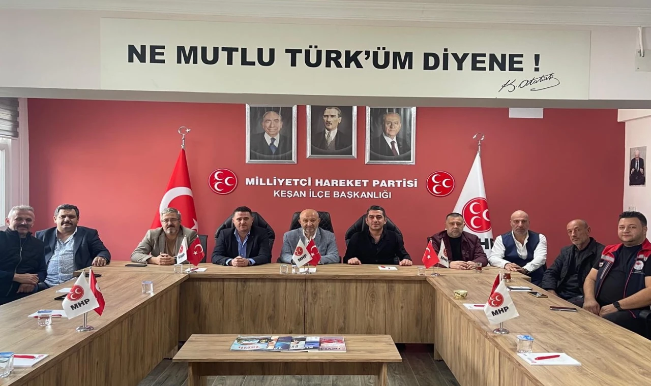 Edirne Keşan’da Tarım İlçe Müdürü Olcay Karbuz’dan MHP’ye ziyaret