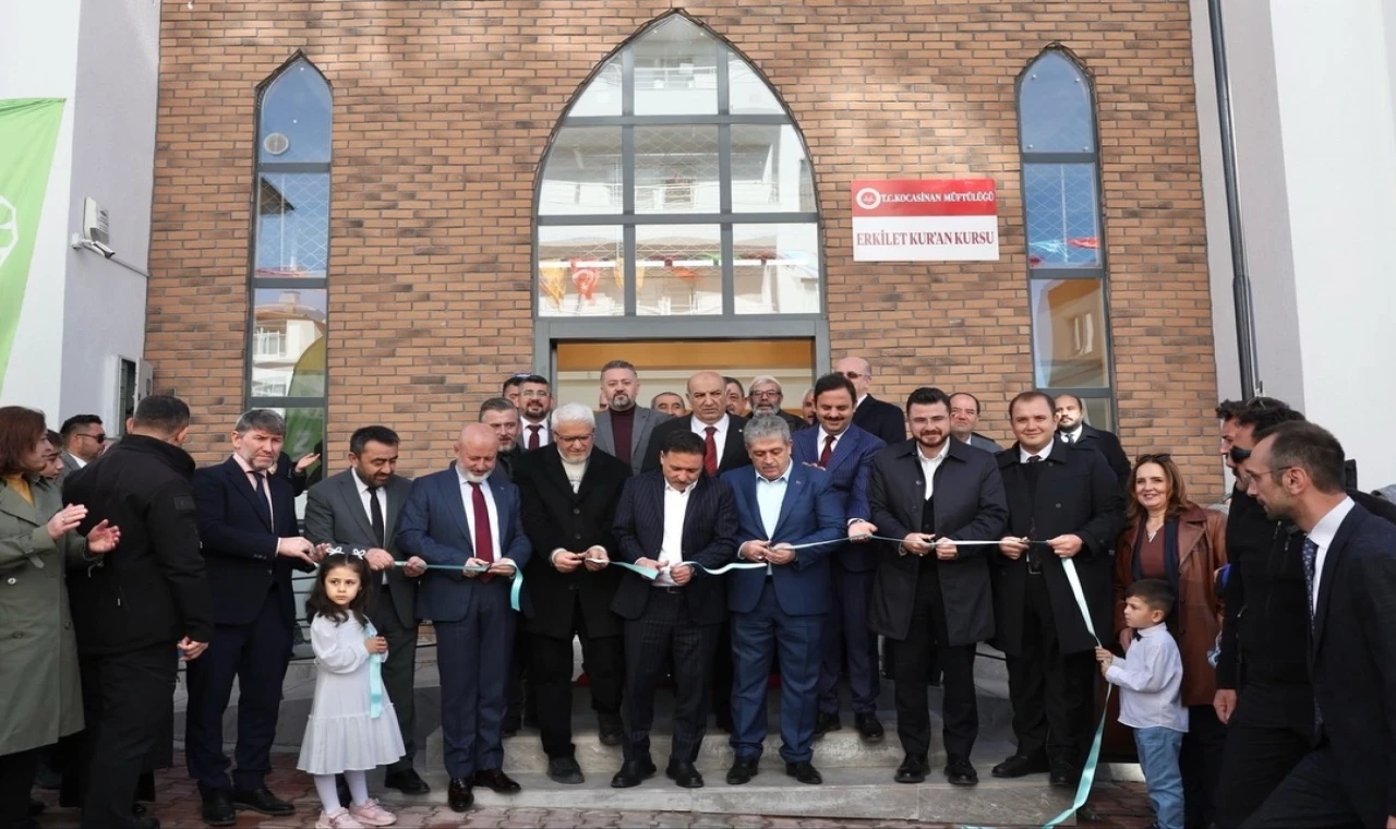 Kayseri Kocasinan’ın Erkilet Kur’an kursu açıldı