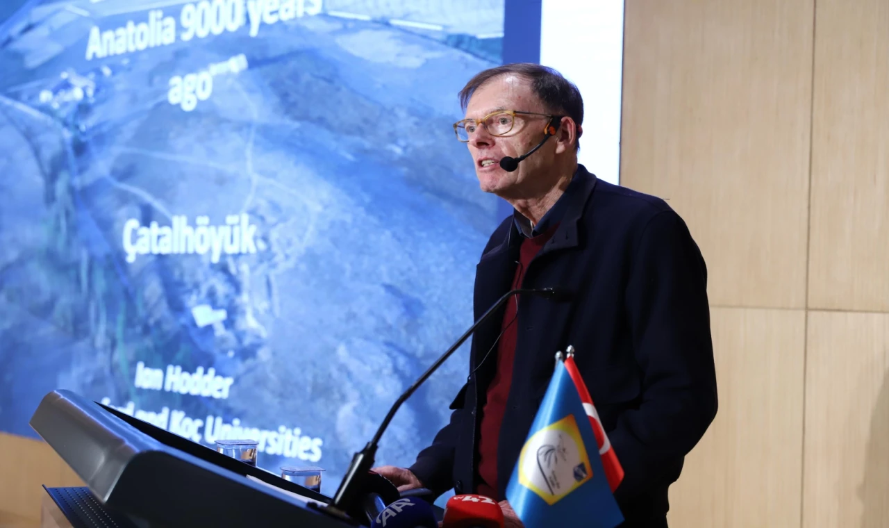 Konya’da SKAL üyeleri arkeolog Prof. Hodder’i ağırladı