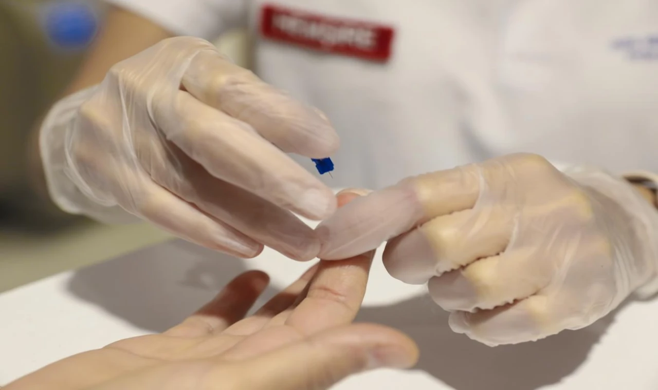 Mersin’de personeli şeker ölçümü yapıldı