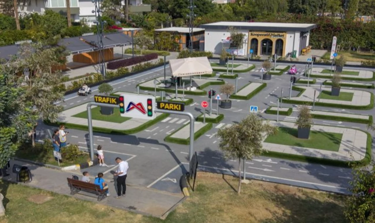 Mersin’de ’Trafik Park’ çocuk neşesiyle doldu