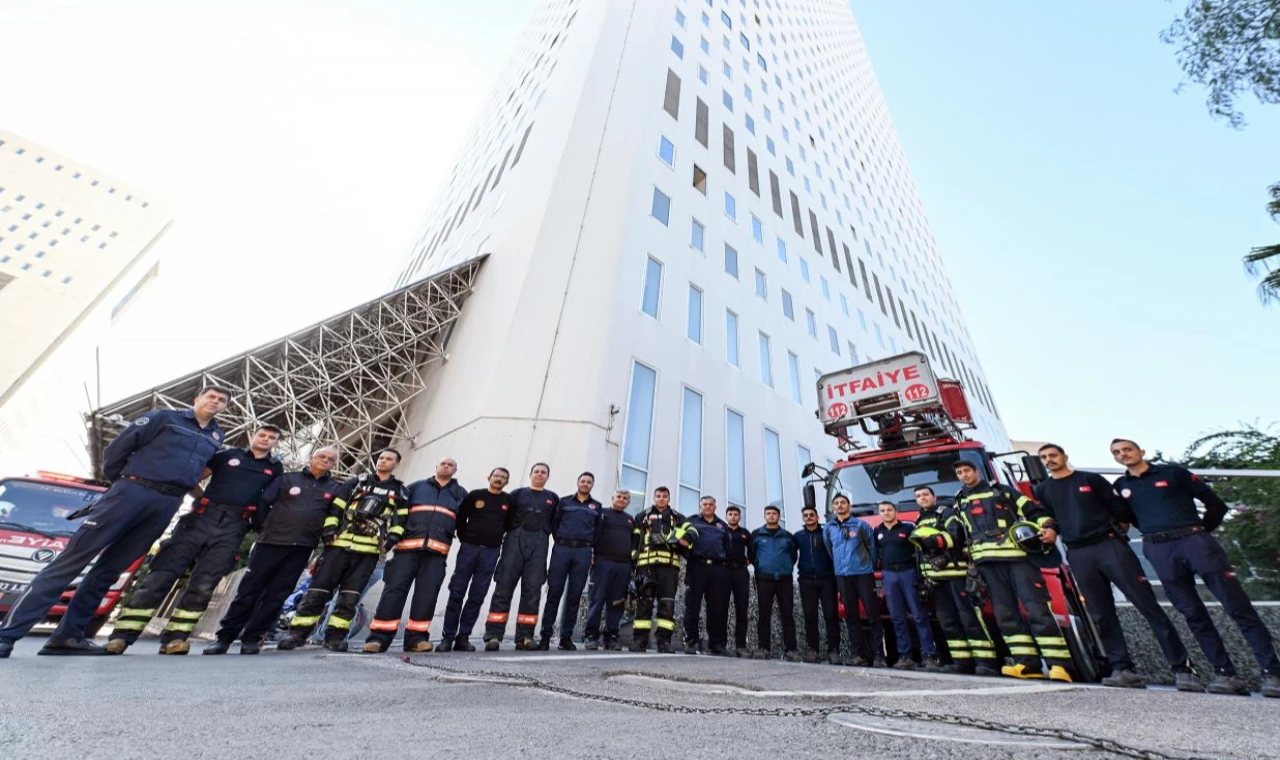 Mersin’de ’Yangın ve Kurtarma Tatbikatı’ gerçekleştirildi