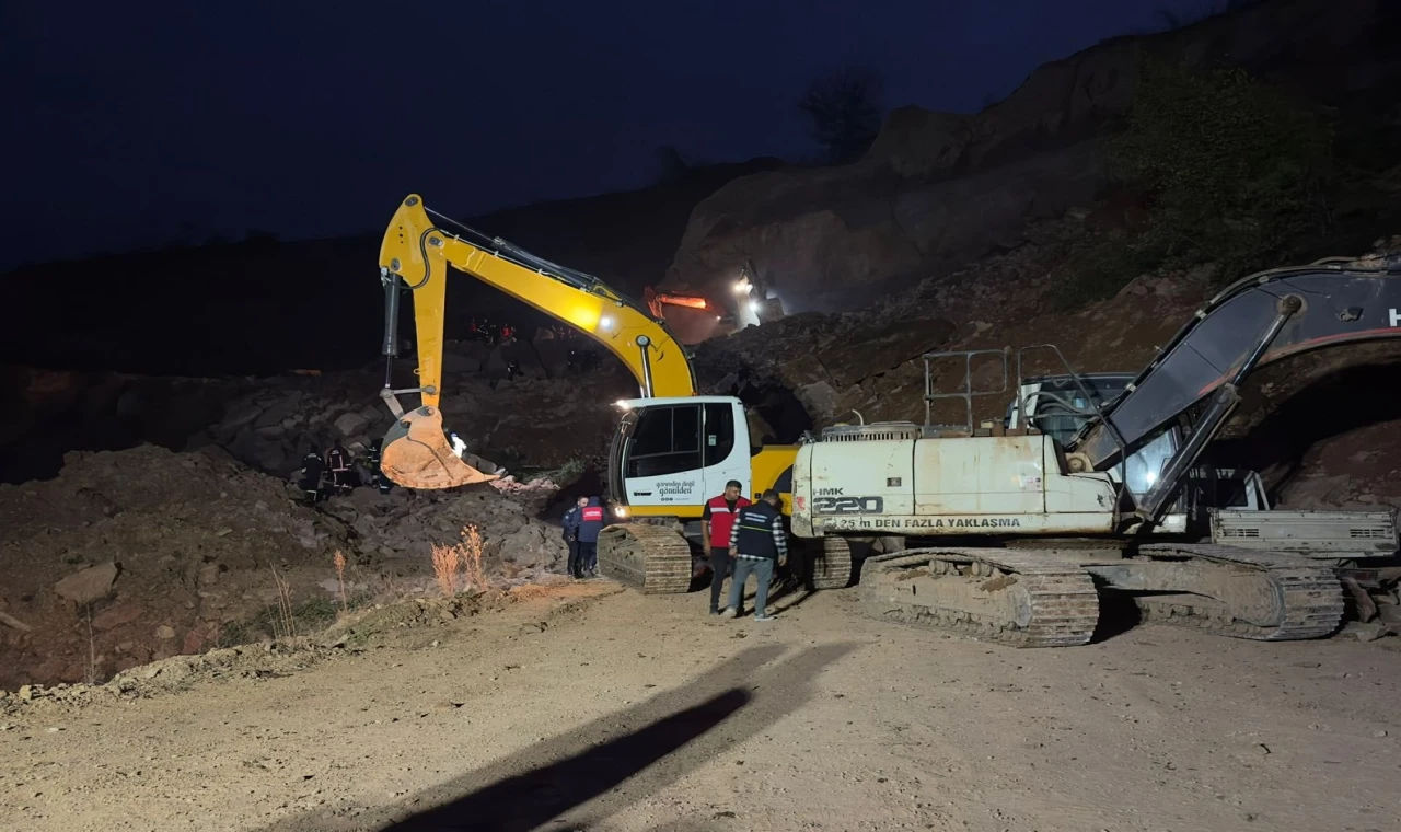 Ordu Fatsa’da taş ocağında göçük!