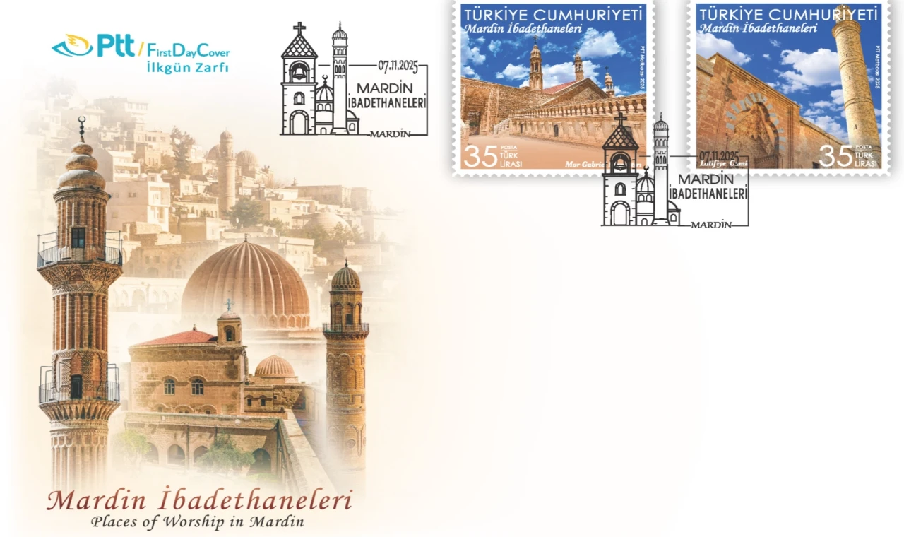 PTT’den ’Mardin İbadethaneleri’ne özel pul
