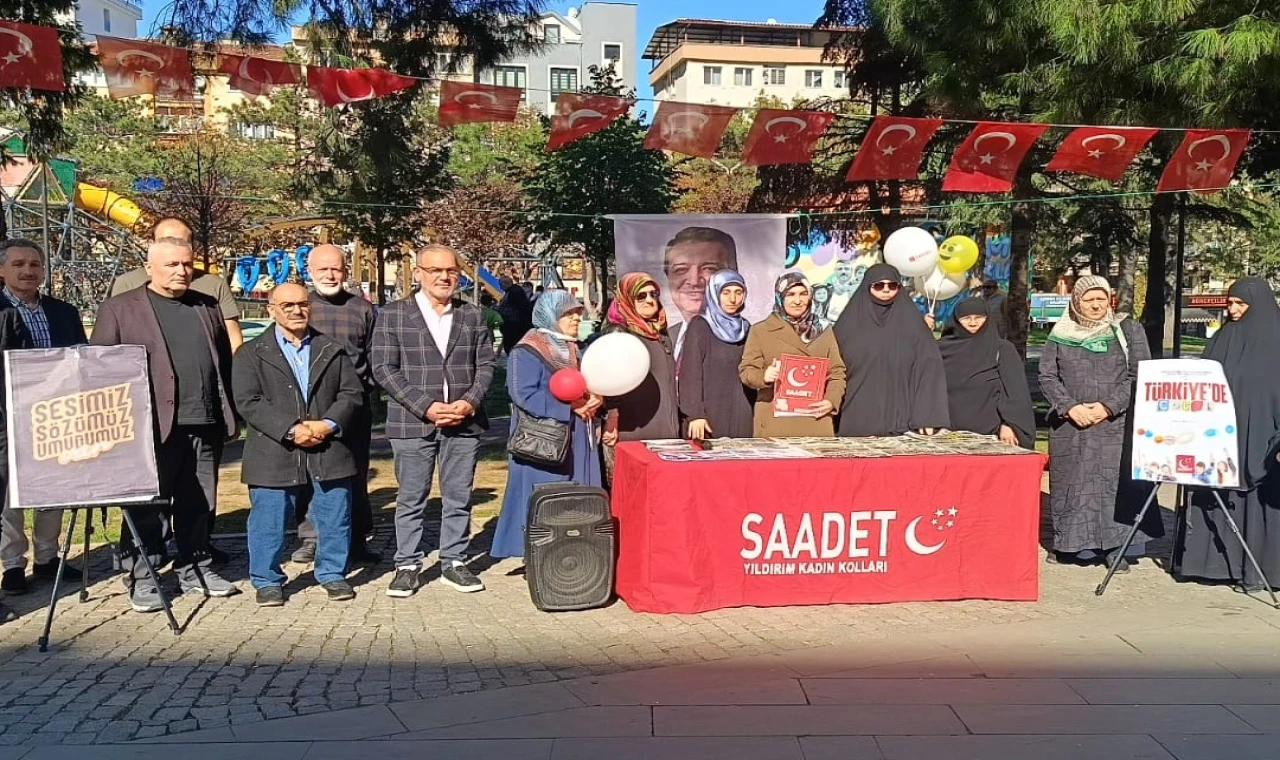 Saadet Partisi Bursa’dan çocukların geleceği için çağrı