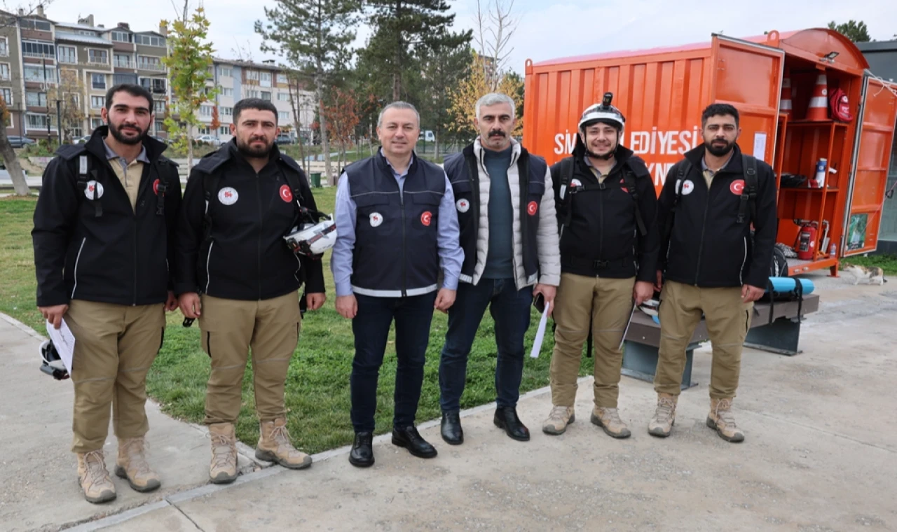 Sivas’ta ’Afet Konteyneri’ uygulaması başlatıldı