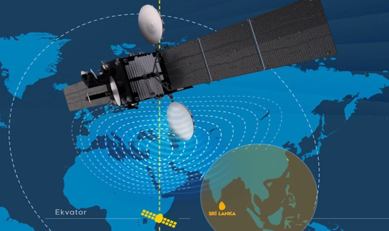 TÜRKSAT 6A’dan Sri Lanka’ya canlı yayın atağı... Sri Lanka kanalları TURKSAT 6A’ya emanet!