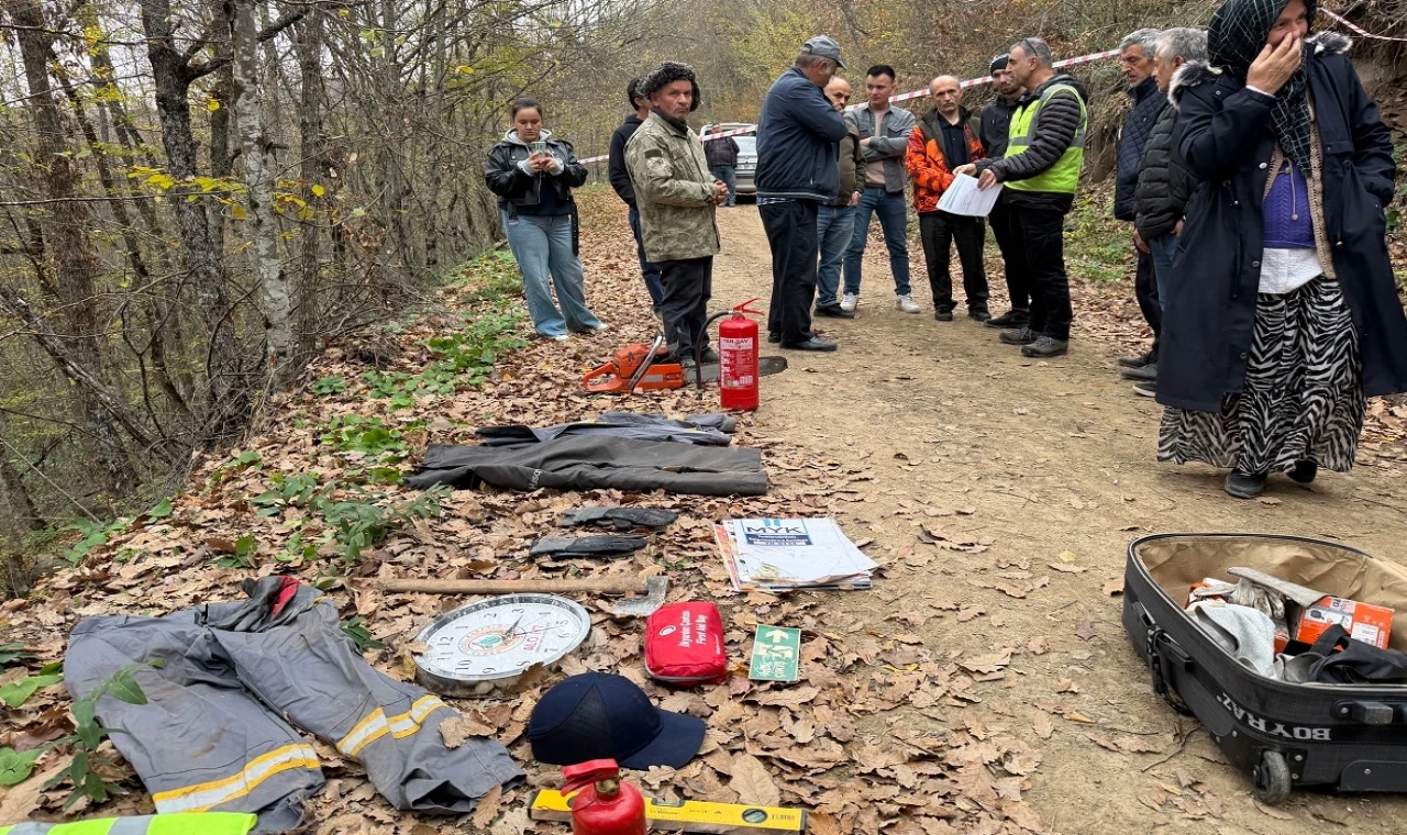Yığılca’da orman üretim işçileri ’mesleki’ ter döktü