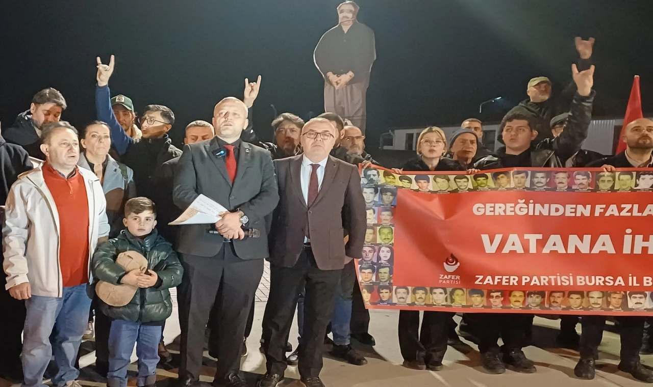 Zafer Partisi Bursa’dan ’İmralı görüşmelerine’ yerinden tepki!
