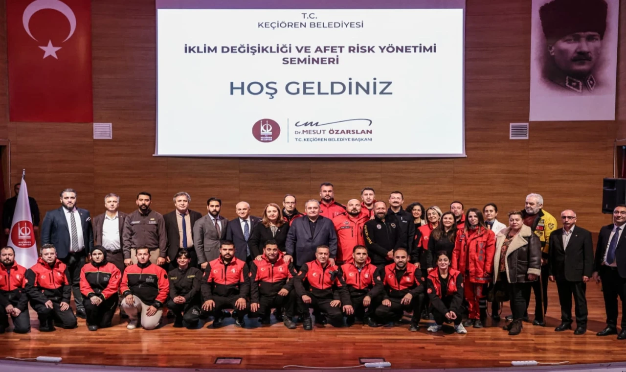 Ankara Keçiören’de ’İklim Afet Risk Yönetimi’ semineri
