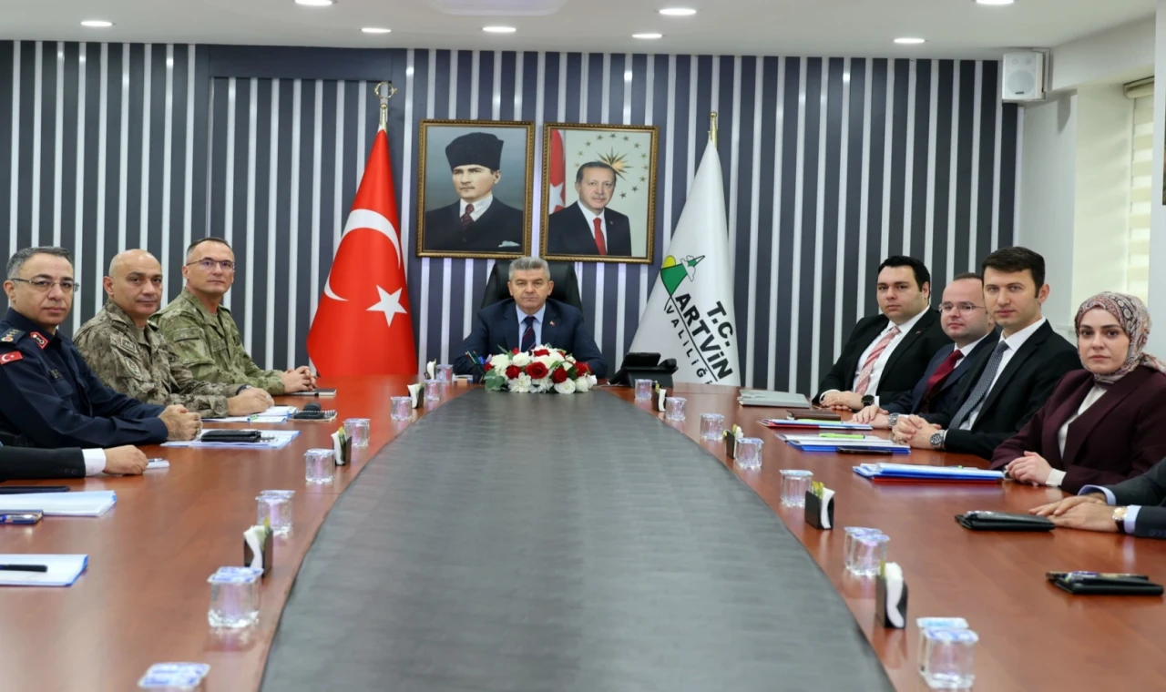 Artvin’de güvenlik ve asayiş koordinasyonu