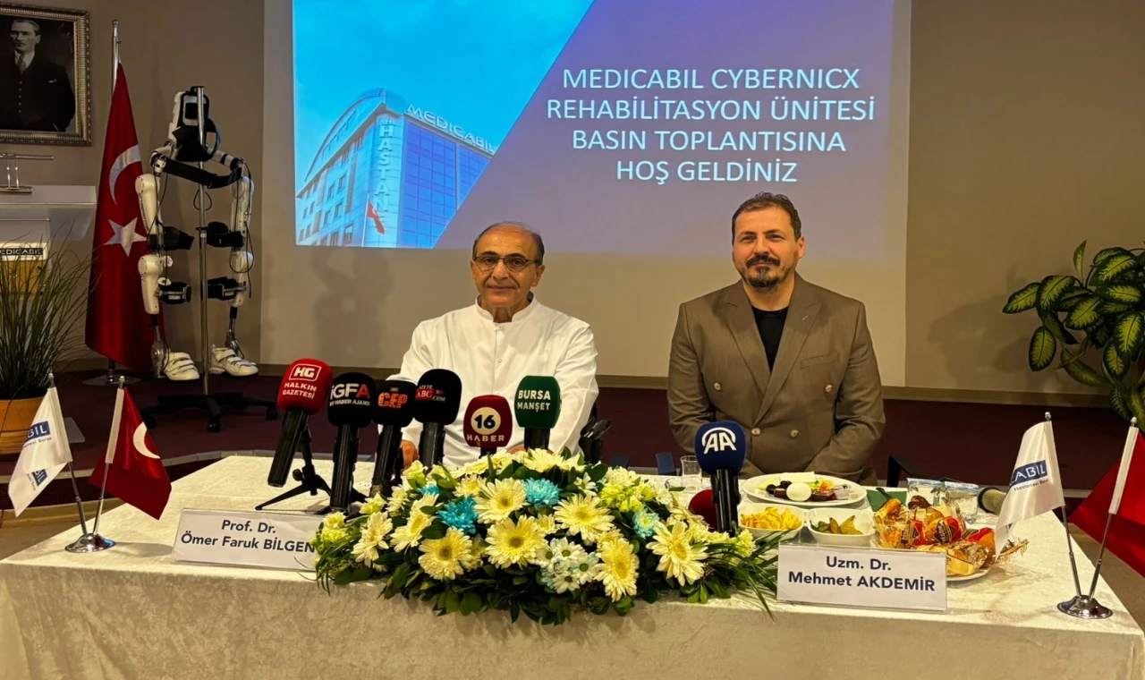 Bursa’da Cyber-Nöro Robotik Yürüme Ünitesi hizmete girdi... Tedavide yeni dönem