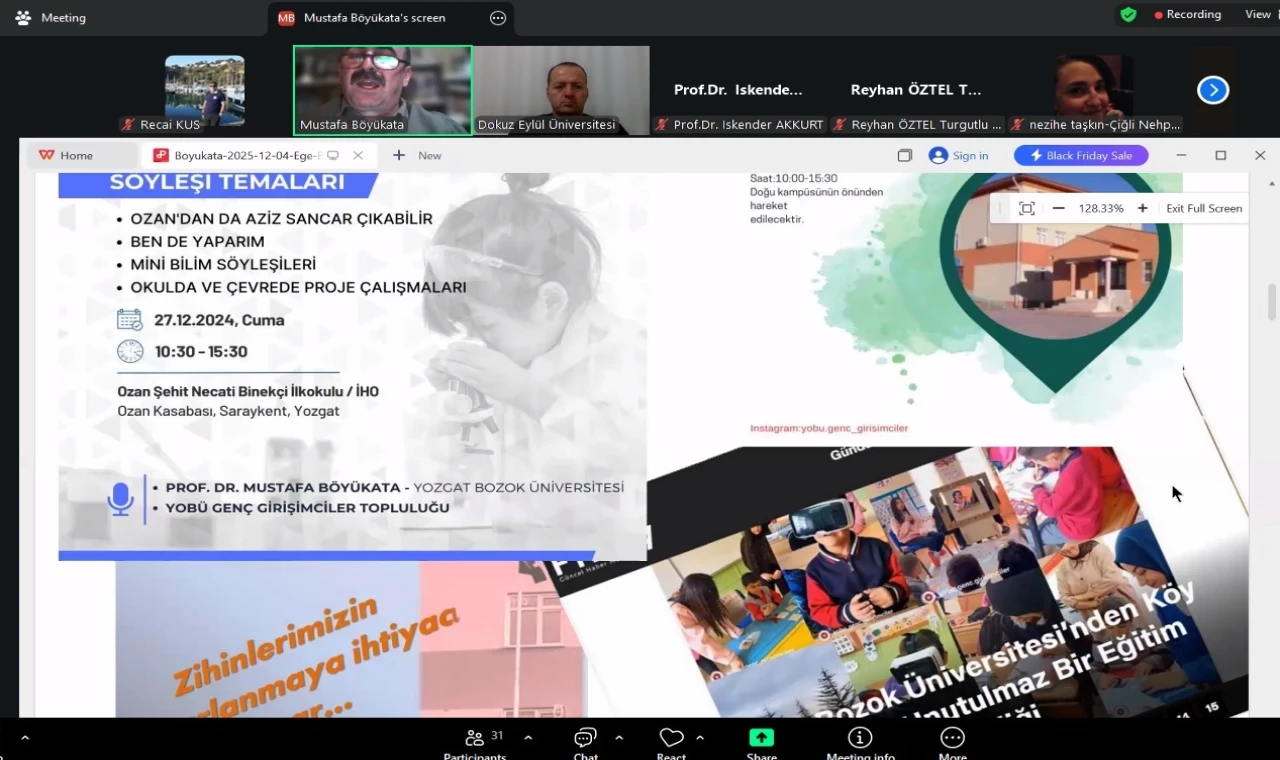 Dokuz Eylül’den TÜBİTAK proje eğitimi