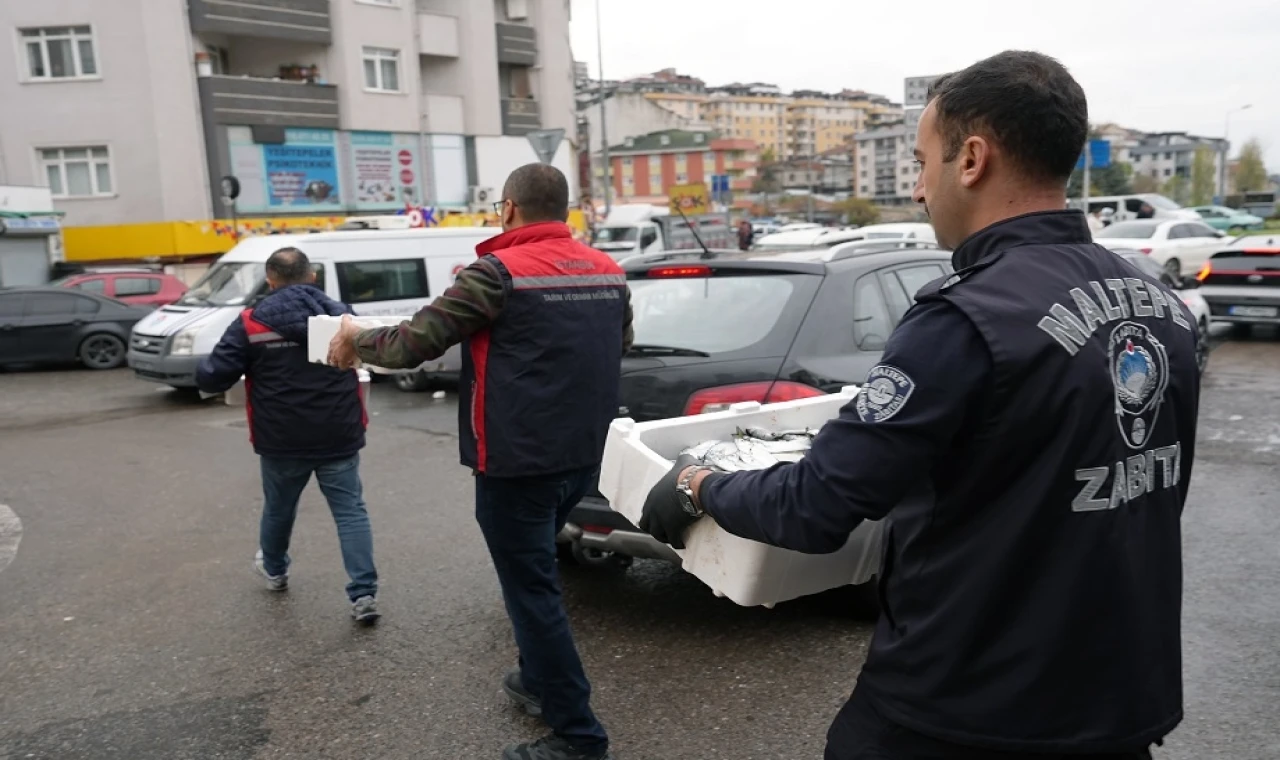 İstanbul Maltepe’de balık denetimi