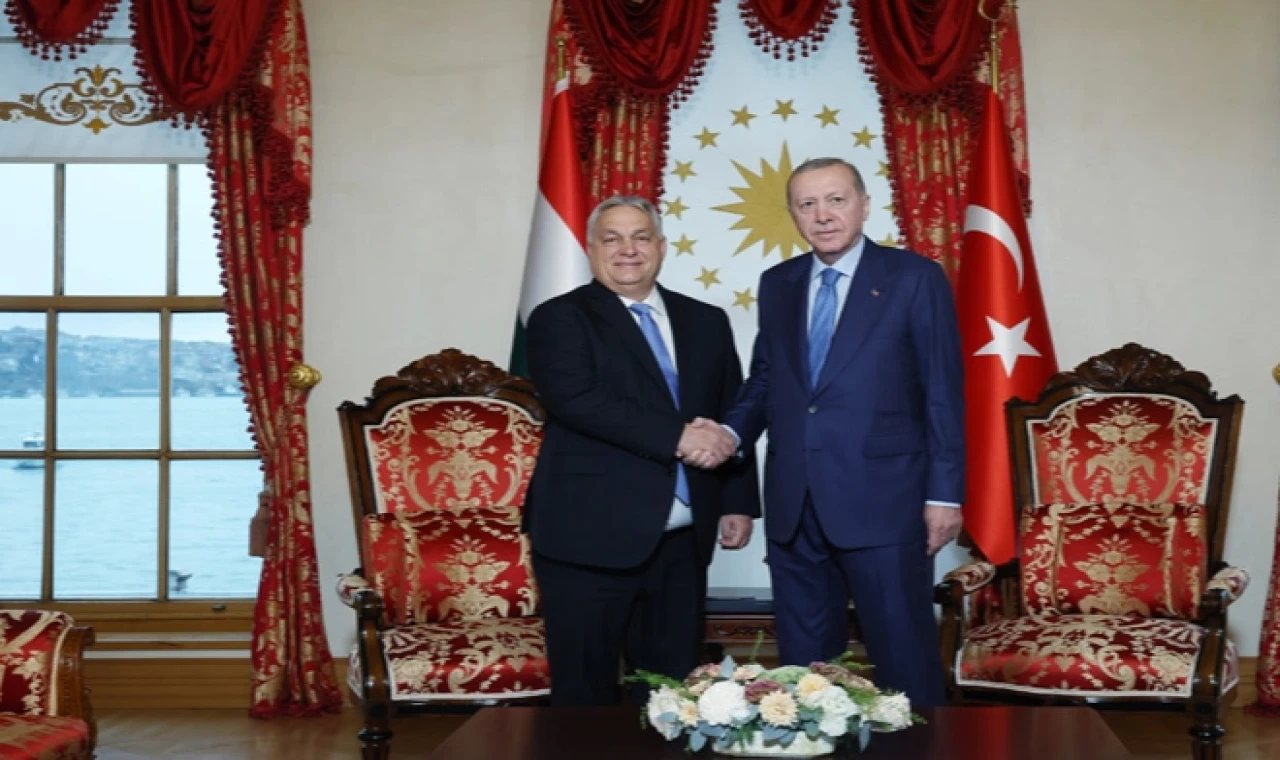 Macaristan Başbakanı Orban Dolmabahçe’de