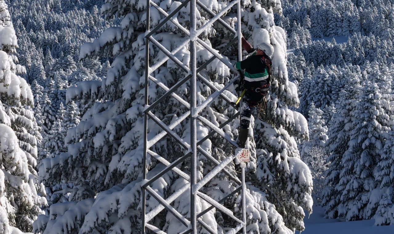 Beyaza cennet Uludağ’da enerji mesaisi