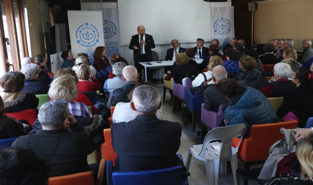 Bursa Nilüfer’de Başkan Özdemir emeklilerle buluştu