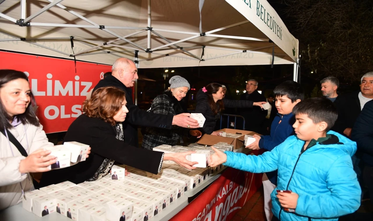 Bursa Osmangazi’den vatandaşlara kandil simidi