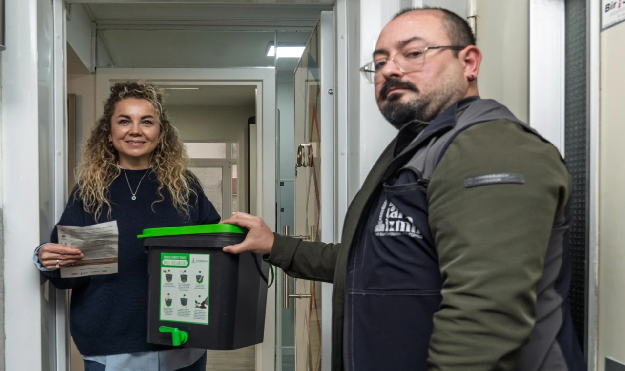 İzmir’de organik atıklar toprağa dönüşüyor... Bokaşi Kompost Projesi hayata geçti