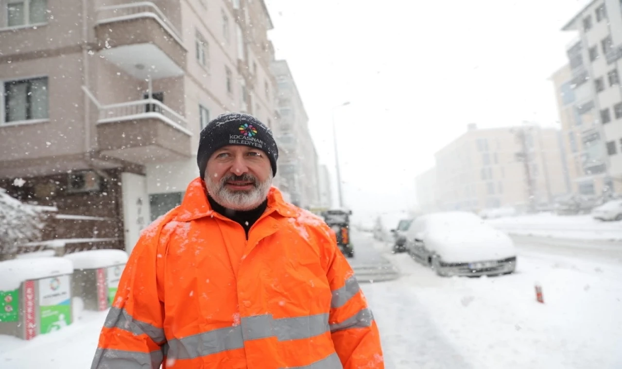 Kayseri Kocasinan’dan karla duraksız mücadele