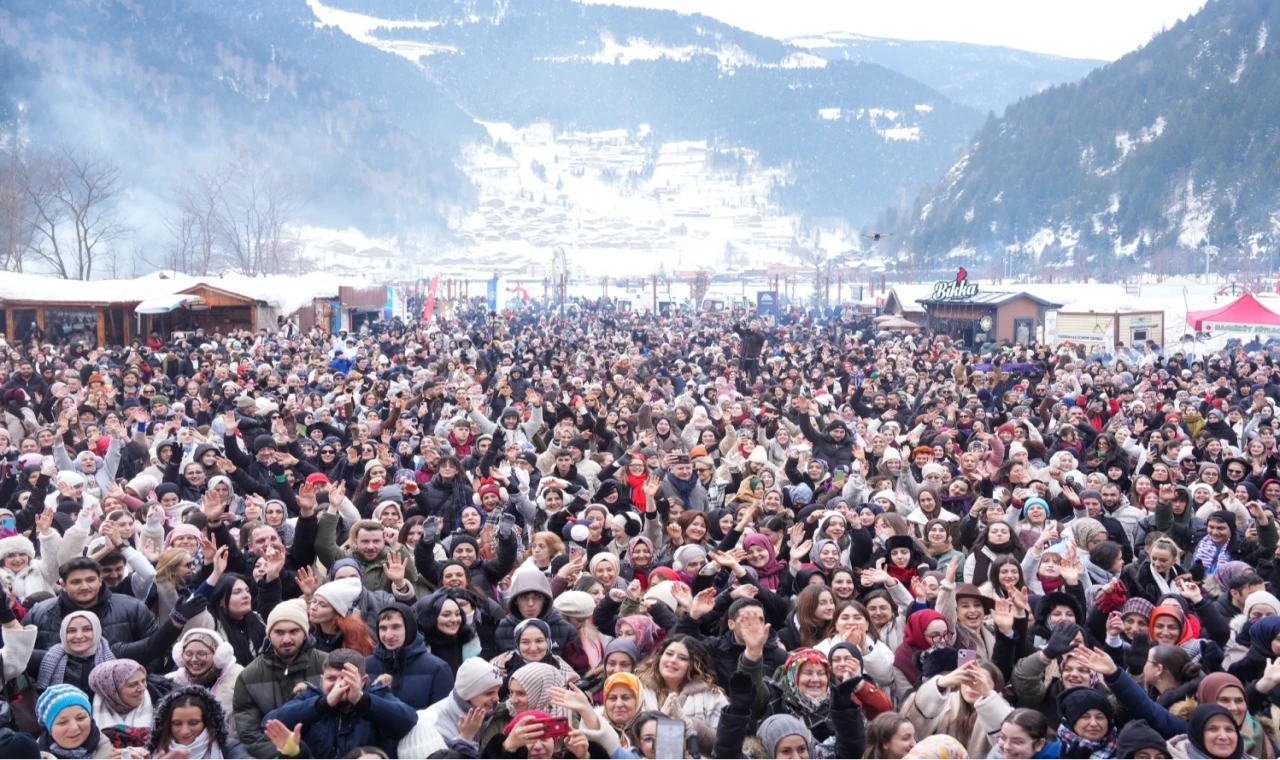 Uzungöl Kış Festivali’nde üçüncü gün coşkusu