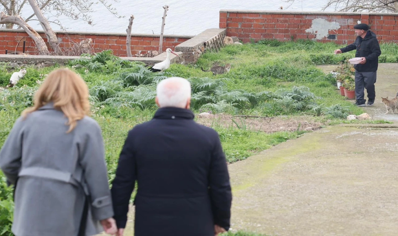 Başkan Bozbey’den Yaren Leylek’e ziyaret