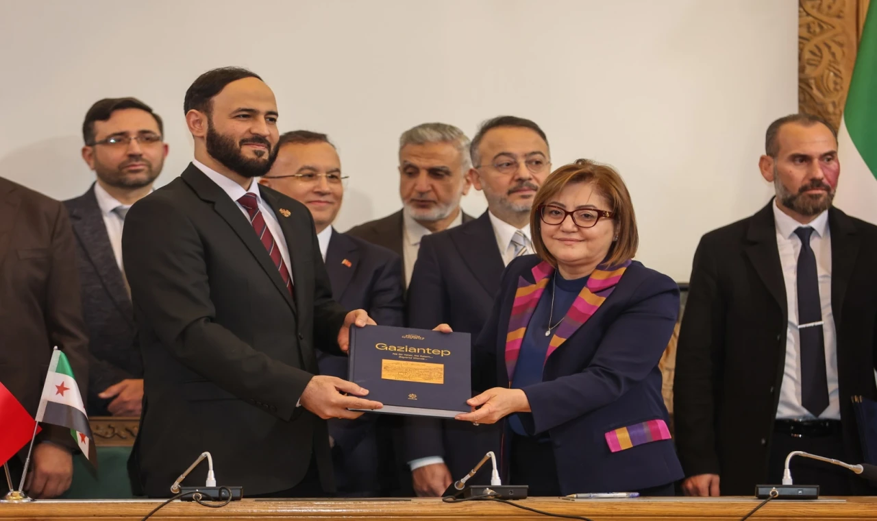 Gaziantep’te Halep’e yeşil alan ve ulaşım desteği