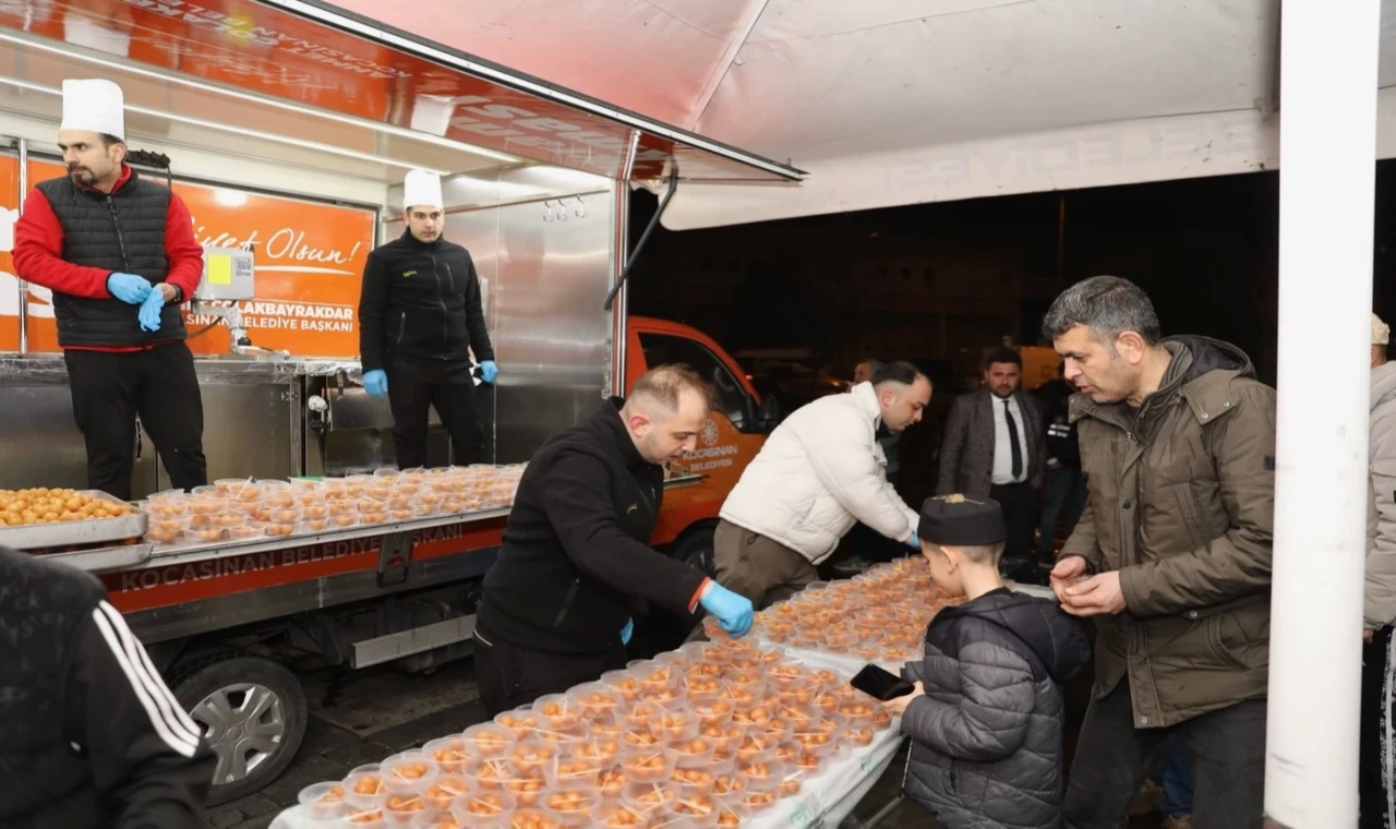 Kayseri Kocasinan’da ramazan bereketine ’İkram’lık tatlı