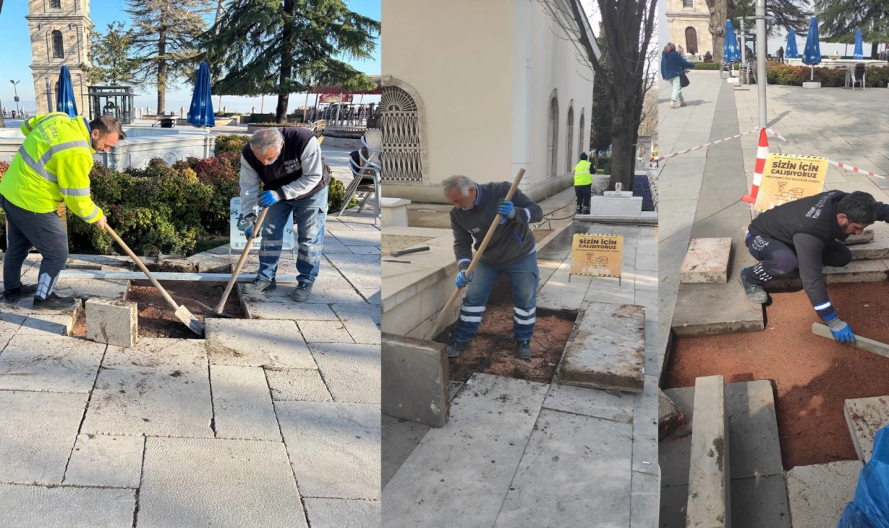 Bursa’da tarihi Tophane Meydanı yenilendi