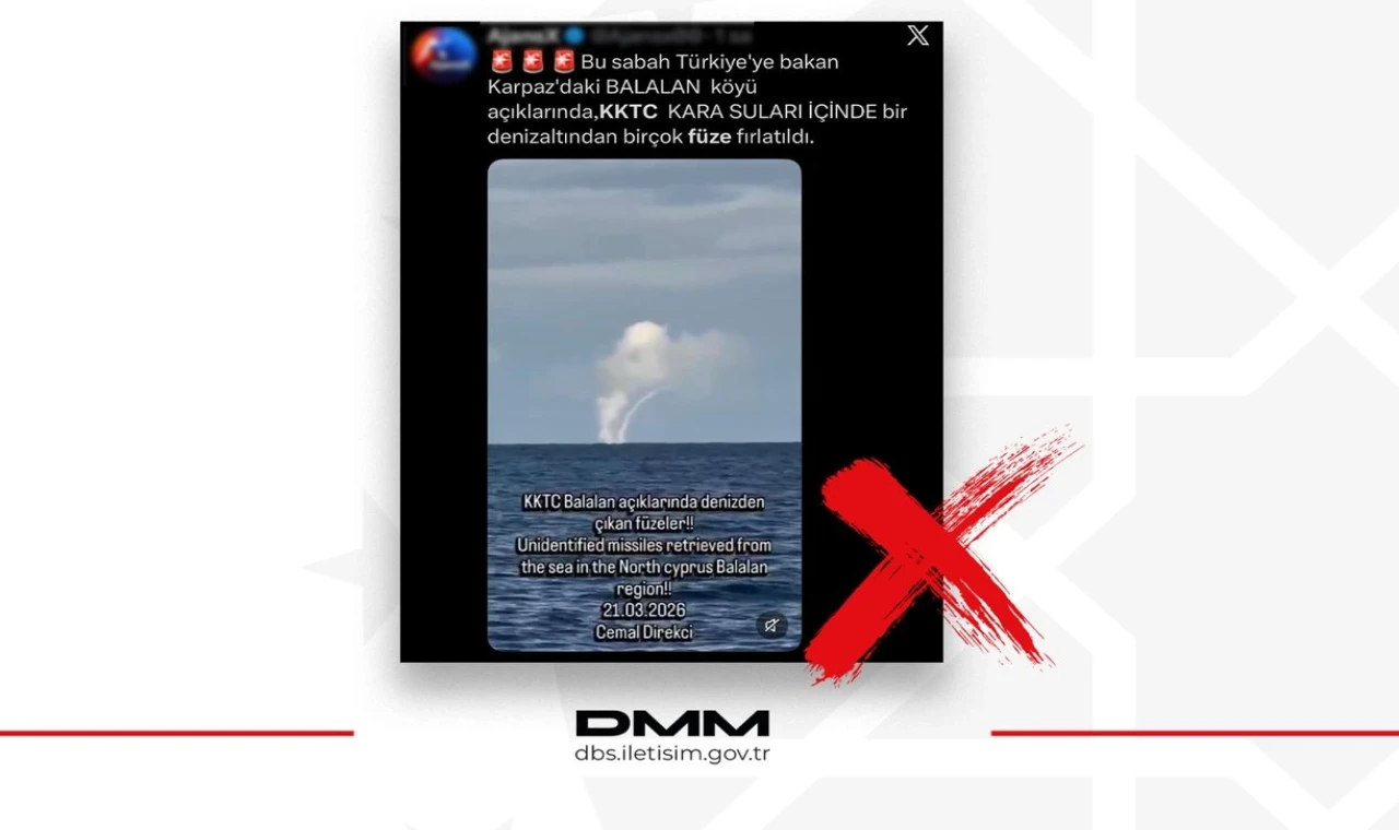KKTC açıklarında füze’ iddiasına yalanlama!