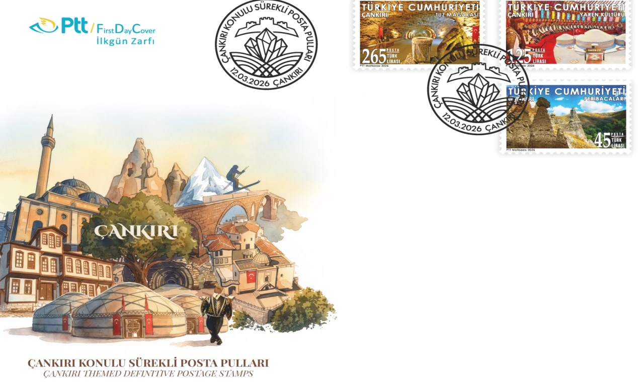 PTT’den ’Çankırı’ konulu sürekli pullar satışta