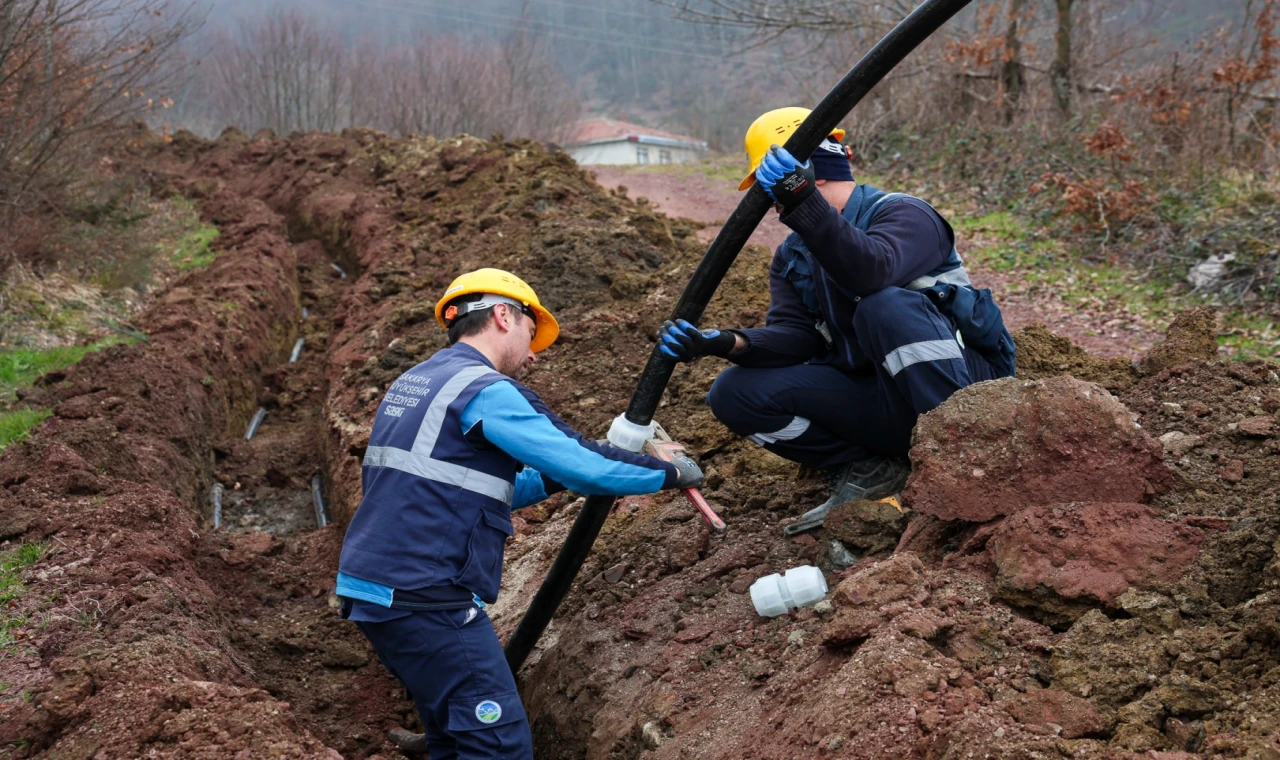 Sakarya Kamışlı’da 5 bin metrelik içme suyu hattı yenileniyor