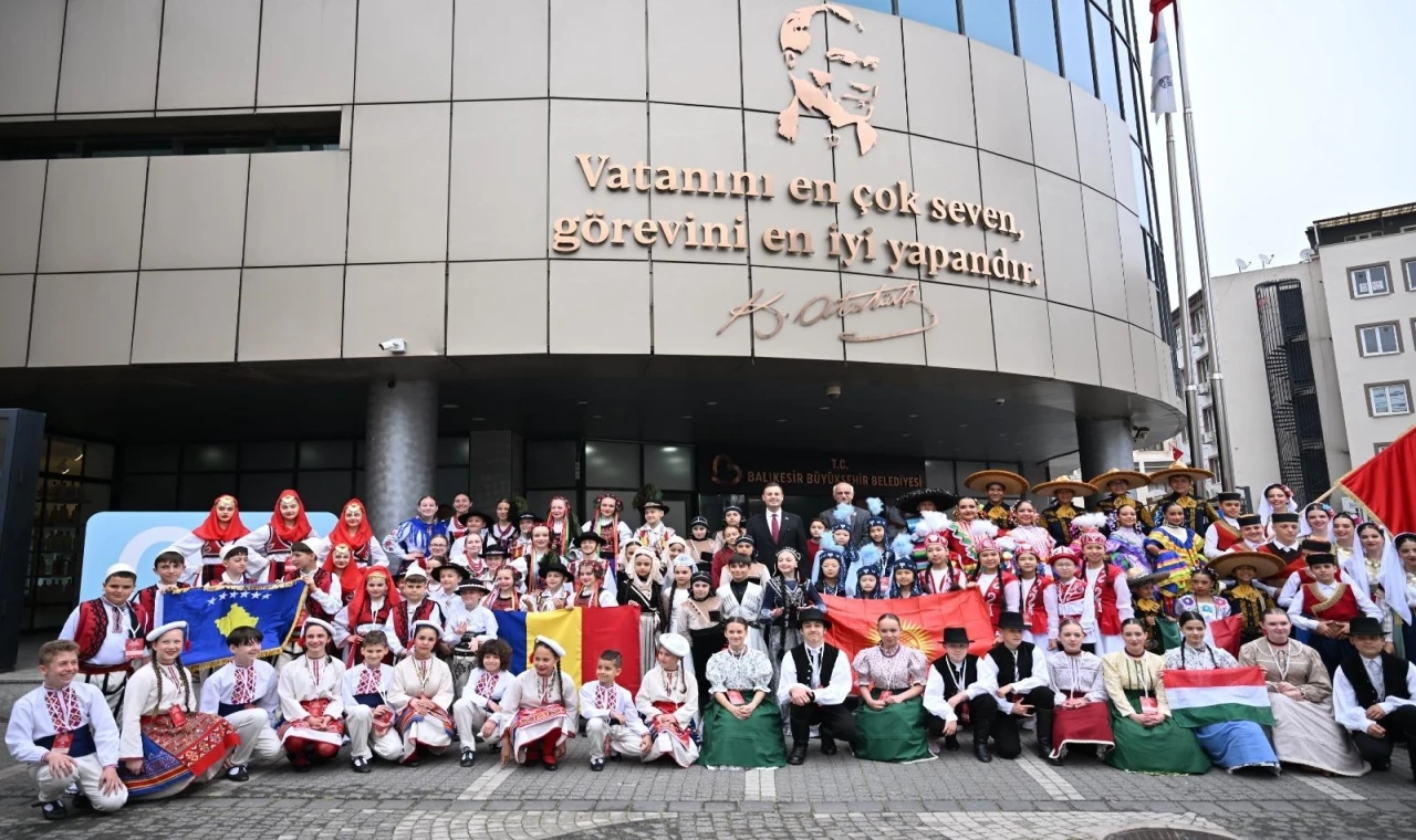 Balıkesir’de dünya çocukları buluştu