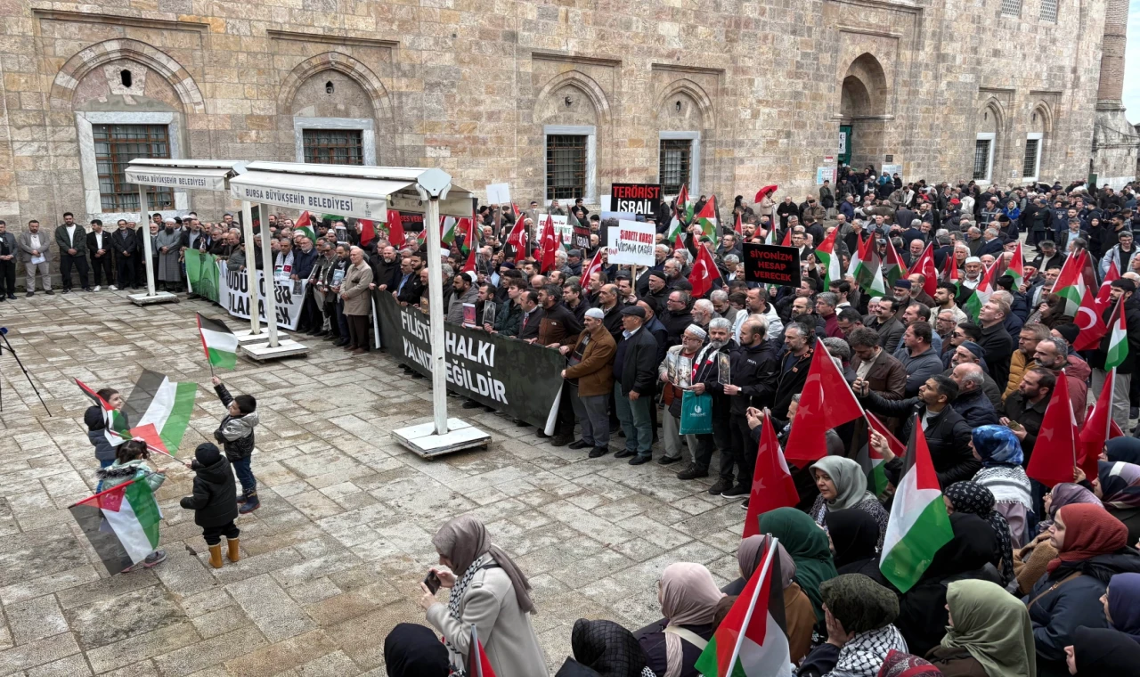 Bursa Gönüllü Kuruluşlar’dan Filistin için tek yürek