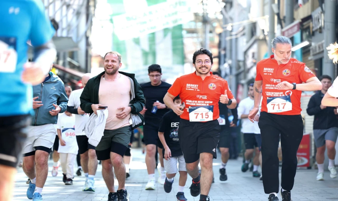 Bursa’nın kalbinde nefes kesen koşu