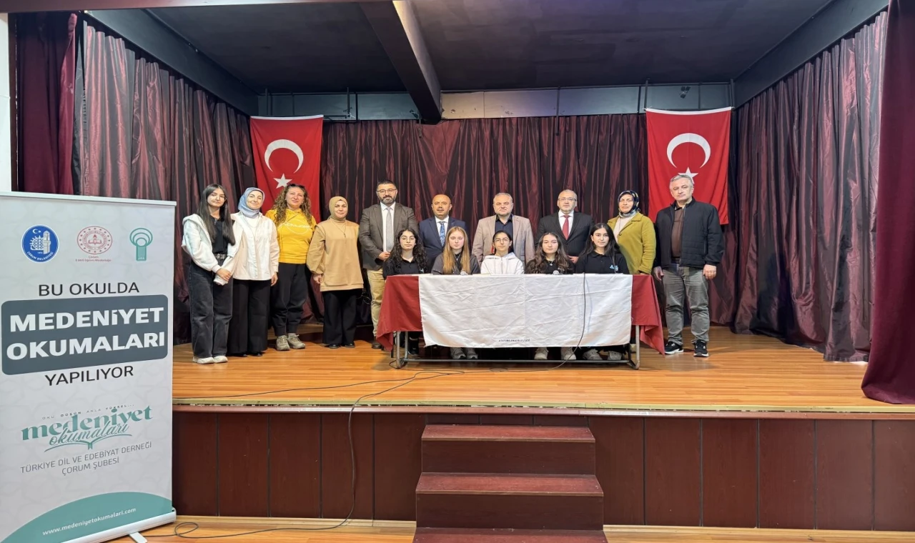 Çorum’da ’Medeniyet Okumaları’ öğrencilerle buluştu