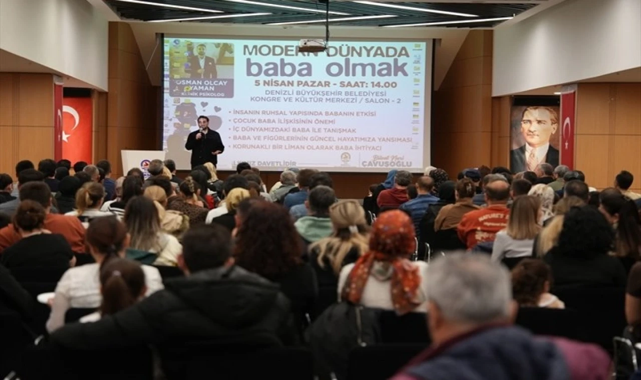 Denizli’de modern babalık seminerine yoğun ilgi
