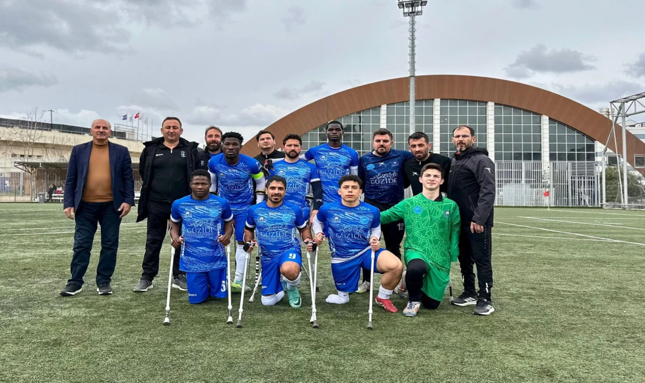 Gebze’de Ampute Futbol Takımı’ndan önemli galibiyet