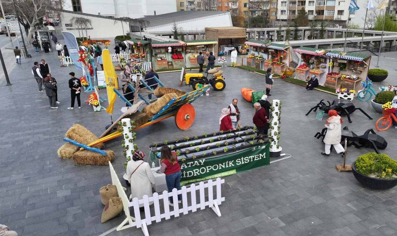 Konya’da tarım haftasına özel tasarımlar ilgi görüyor